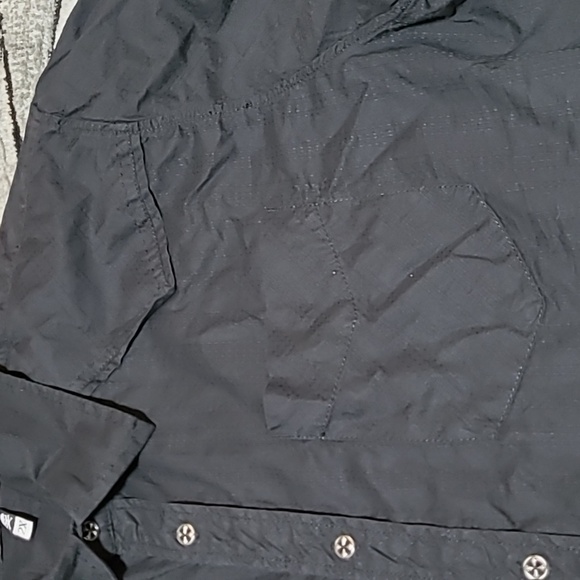 AFFLICTION EMBROIDERED BUTTON-DOWN BLACK LONG-SLEEVE SHIRT - Picture 11 of 16